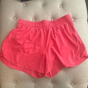 Lululemon Track That High Rise NWOT GLAZE PINK 5 inch inseam